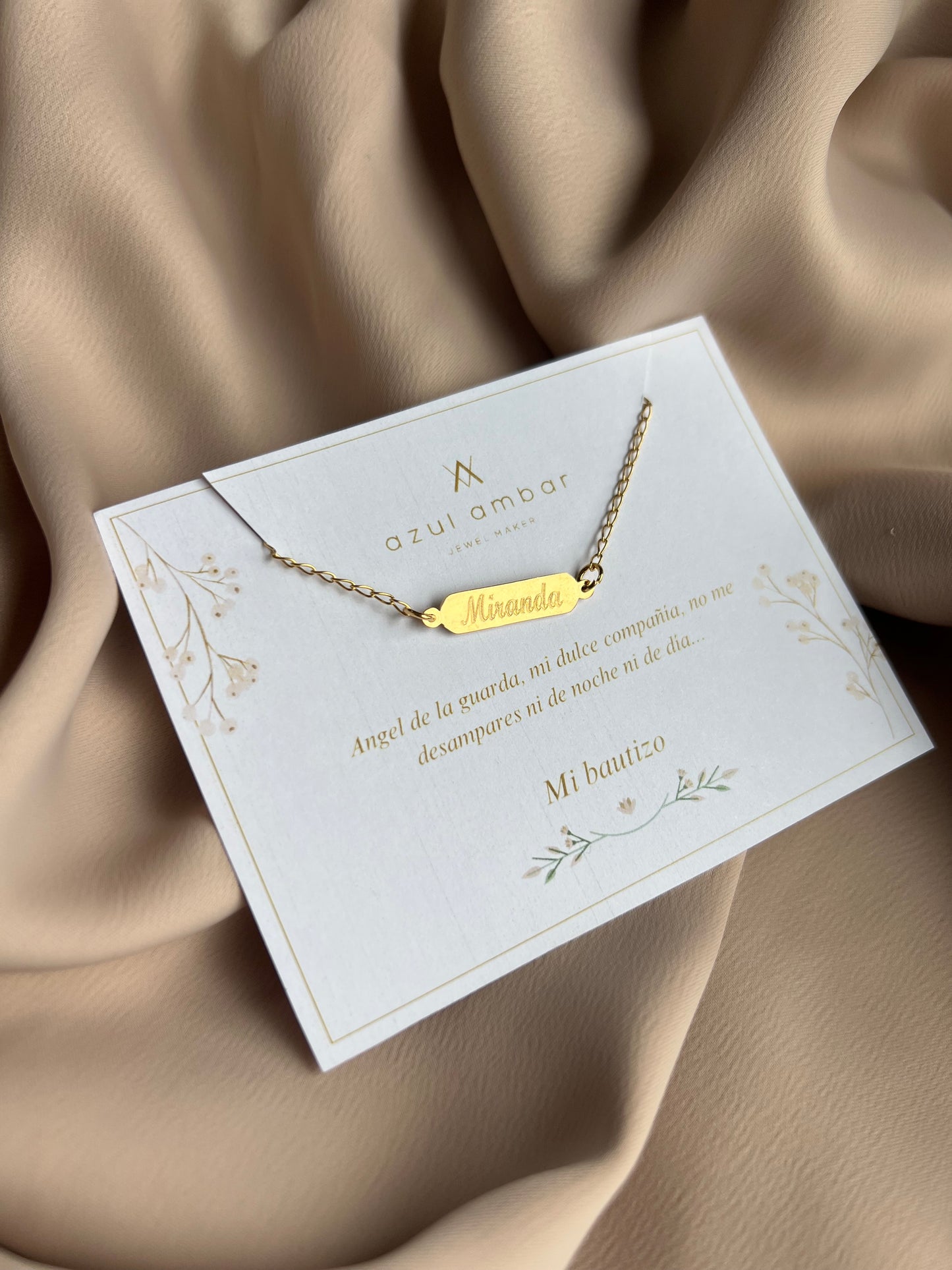 Pulsera bautizo bebé