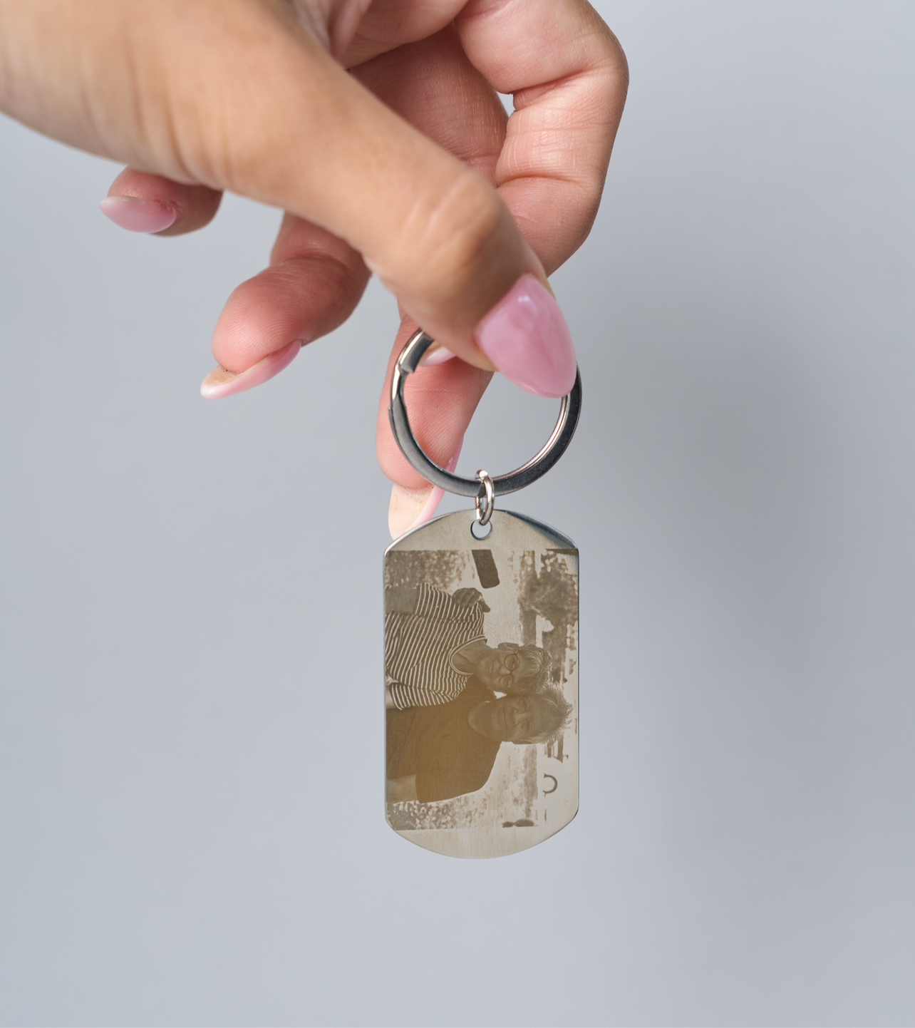 Llavero foto rectangular