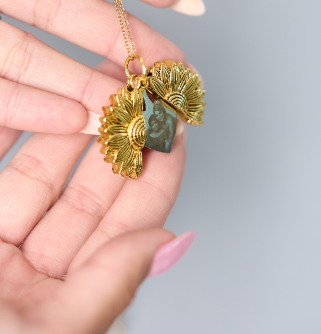 Collar girasol