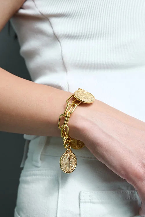 Pulsera san benito doble