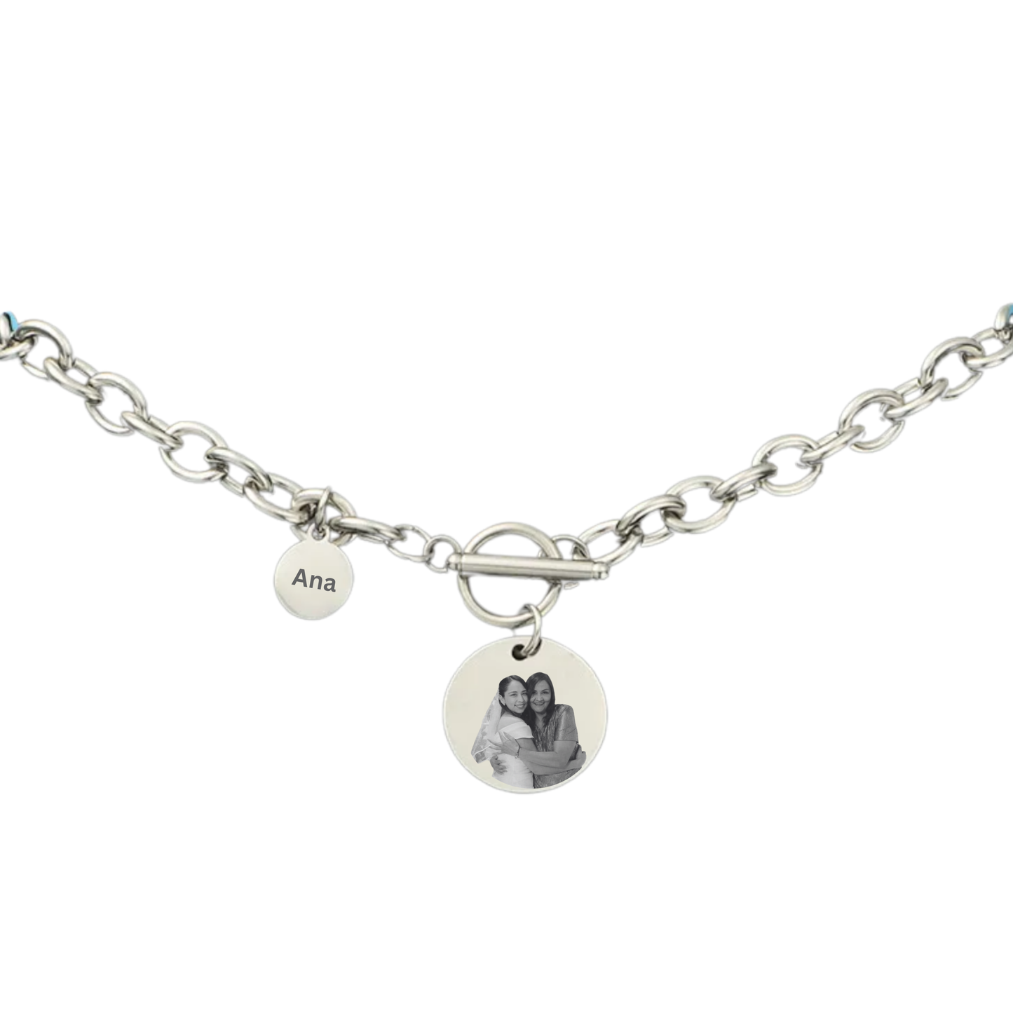 Collar chunky grabado