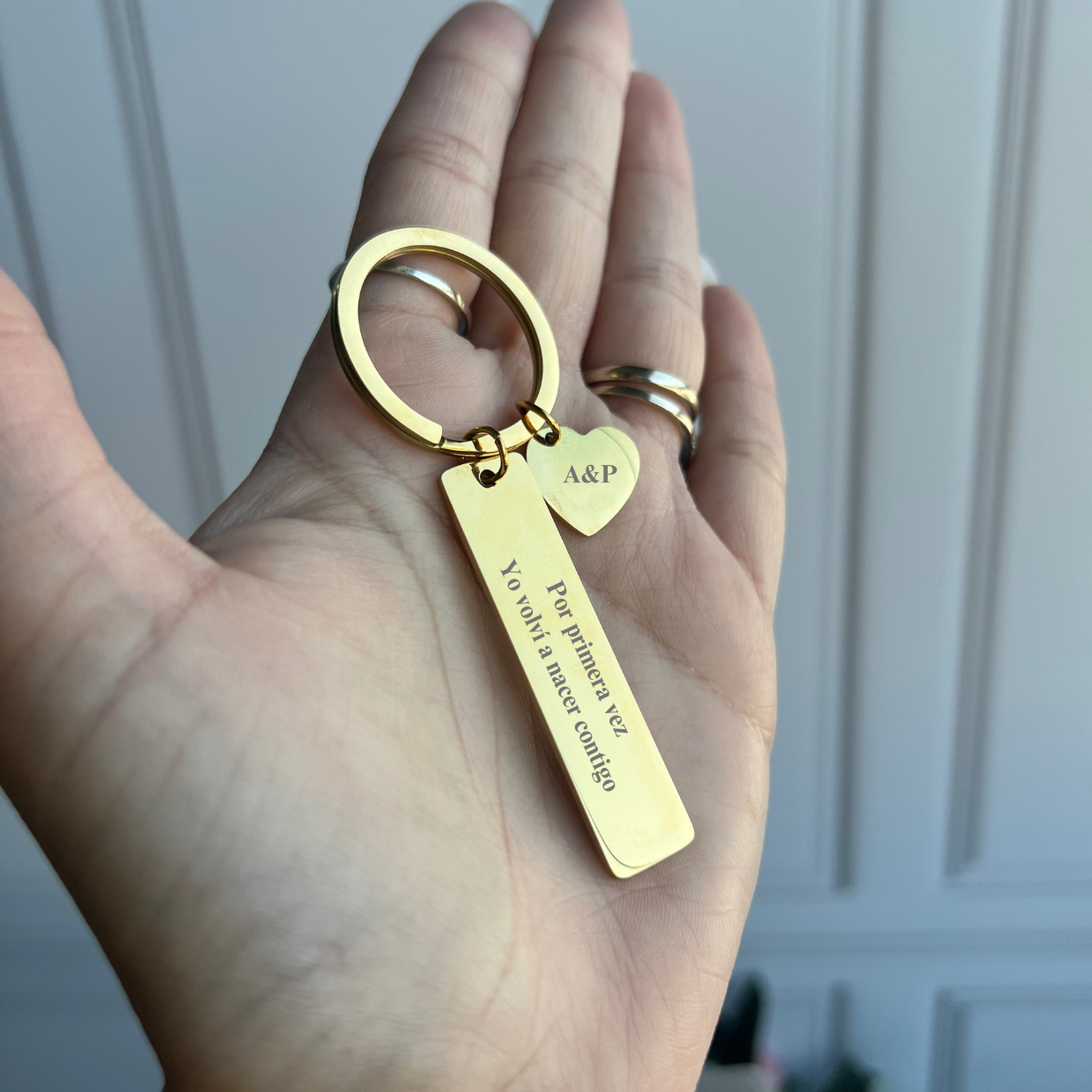 Llavero barrita corazón