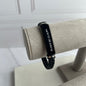 Pulsera caucho barrita negra