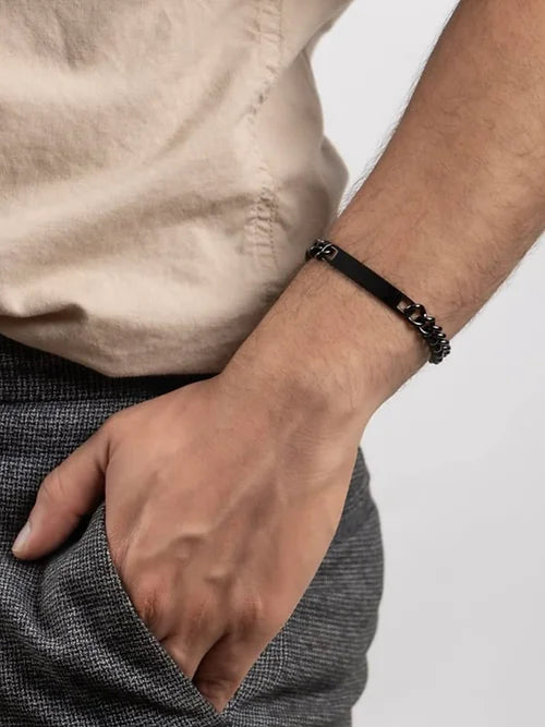 Pulsera eslabón Maxin black