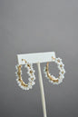Aretes flore perla