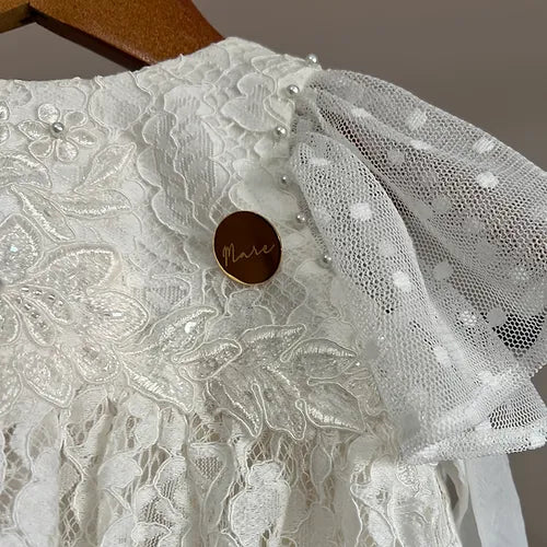 Broche bautizo circular