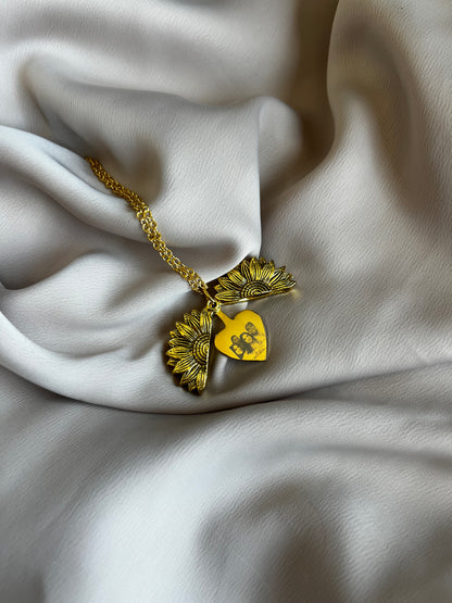 Collar girasol