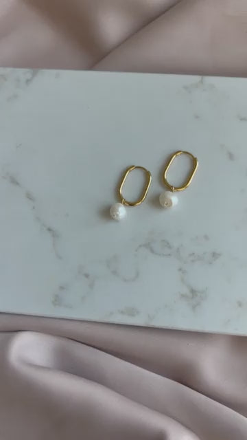 Aretes Danna pearl
